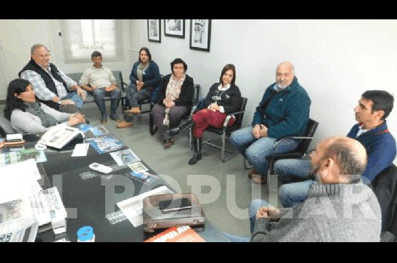 El encuentro se realizÃ³ en el despacho del Intendente Municipal 