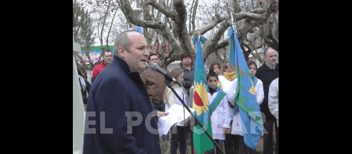 El intendente MartÃ­n Randazzo llamÃ³ a luchar por lo verdaderamente importante 