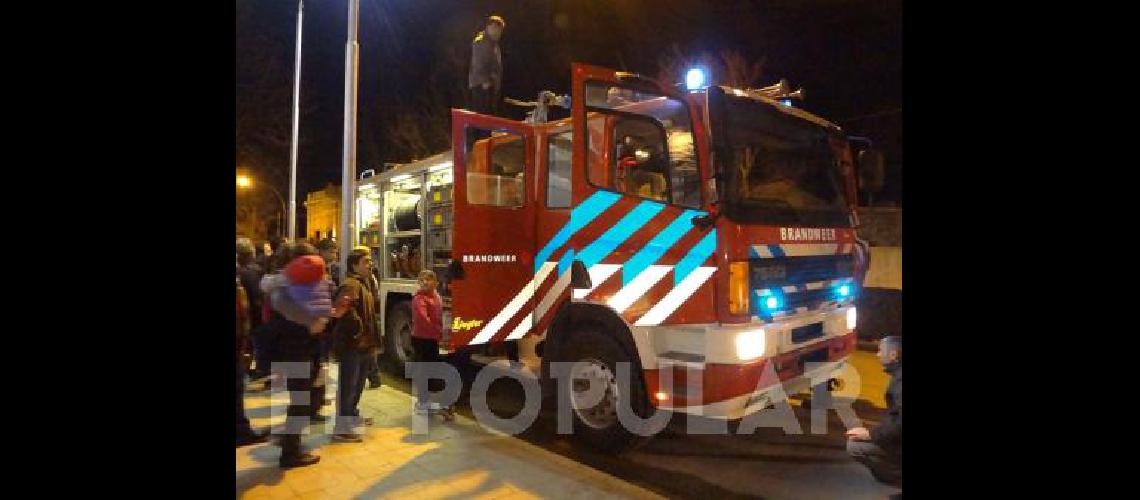 La nueva Unidad de los Bomberos Voluntarios de La Madrid es un DAF 75 doble tracciÃ³n 