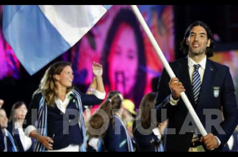 Luis Scola fue el abanderado de la delegaciÃ³n de la Argentina en RÃ­o de Janeiro 2016 