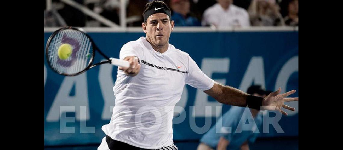 Del Potro ganoacute en el debut