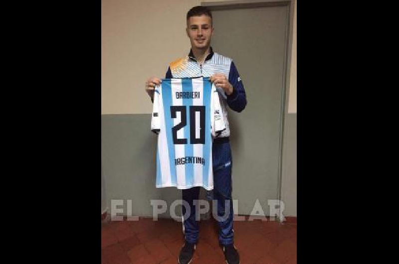 Juan Ignacio Barbieri ya tiene su camiseta de la SelecciÃ³n 