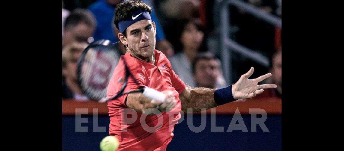 Del Potro ganoacute en su debut