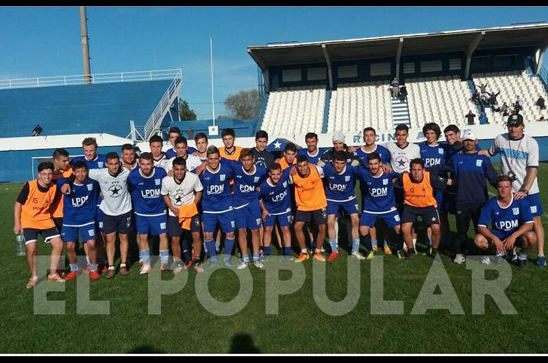 Racing jugoacute un amistoso