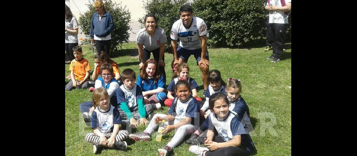 Racing y una actividad abierta en el Parque Helios Eseverri