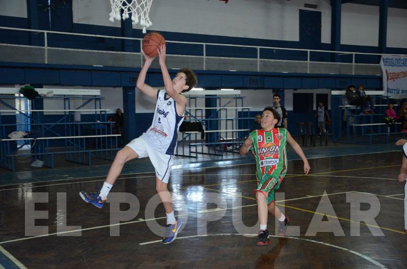 Los maacutes chicos jugaron sus partidos