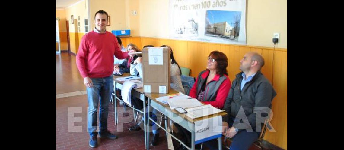 Lucas Valicenti alcanzÃ³ el 4222 -en-porciento- de los votos 