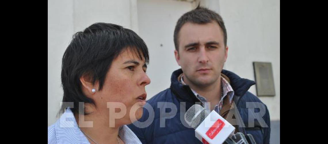 Lucas Valicenti y Evangelina Ruiz de Cambiemos 