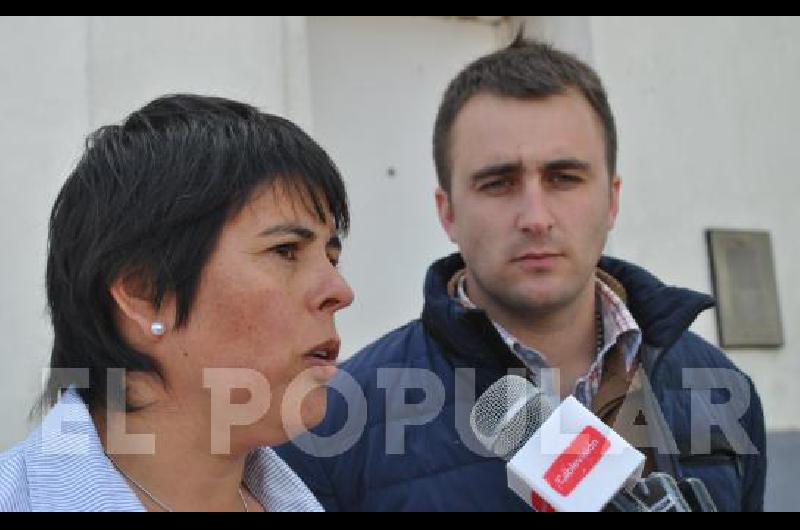 Lucas Valicenti y Evangelina Ruiz de Cambiemos 