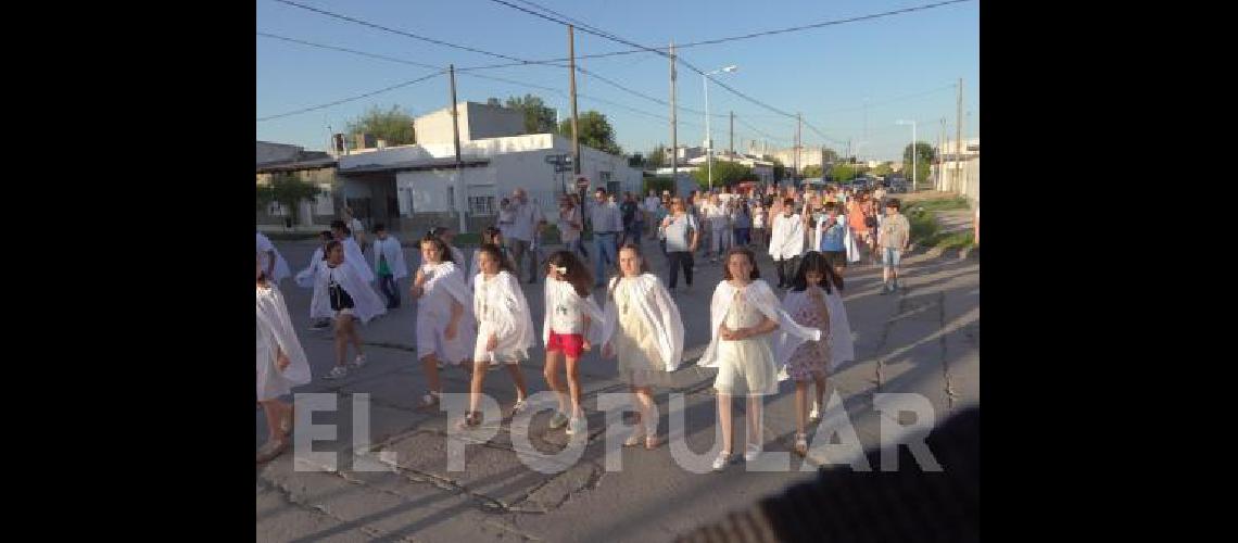 La Madrid venerÃ³ a la Inmaculada ConcepciÃ³n 