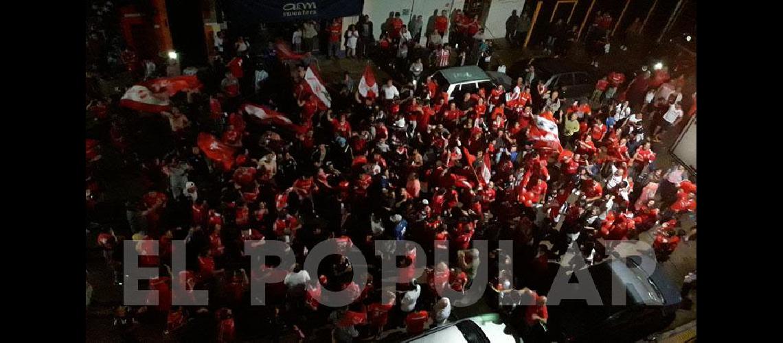 El festejo Rojo en Olavarriacutea