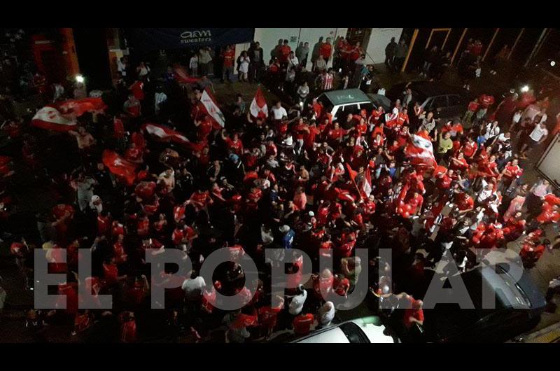 El festejo Rojo en Olavarriacutea