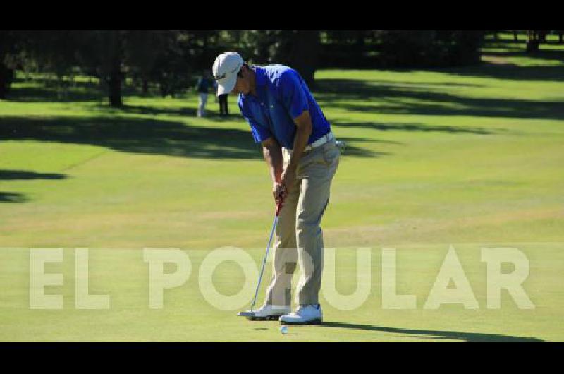 El golfista Francisco BidÃ© exhibiÃ³ un buen nivel en el Mar del Plata Golf Club 