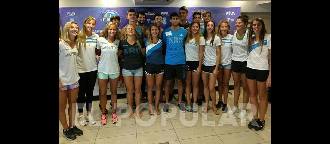 Paz Tolosa estuvo en la Seleccioacuten de beach voley