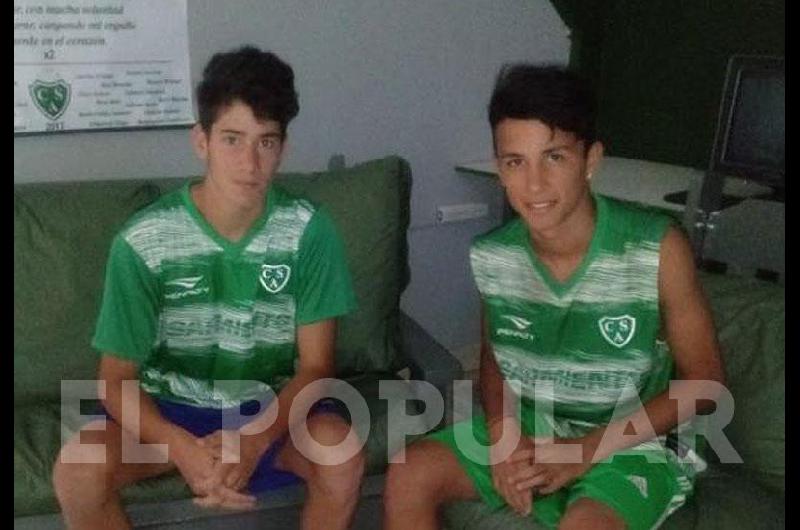 Dos juveniles de El Fortiacuten se<br> incorporaron a las inferiores de Sarmiento