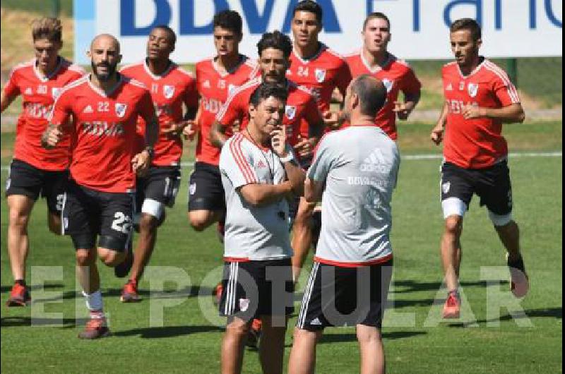 Marcelo Gallardo busca mejorar el nivel de River 