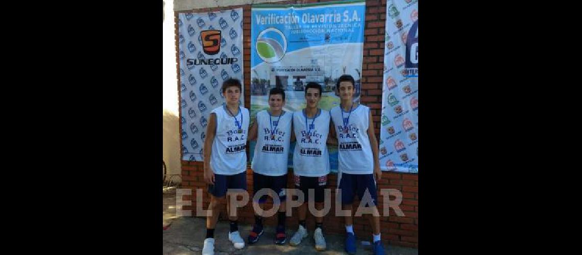 El equipo Sub 16 de Racing de La Madrid saliÃ³ campeÃ³n en OlavarrÃ­a 