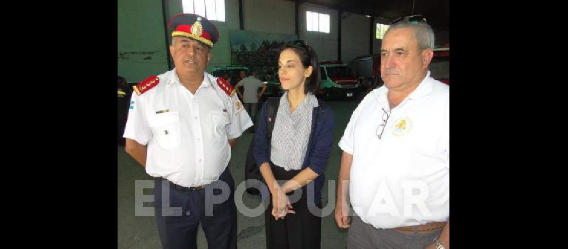 Enviados de la Embajada de JapÃ³n en la Argentina visitaron el Cuartel de los BV lamatritenses 