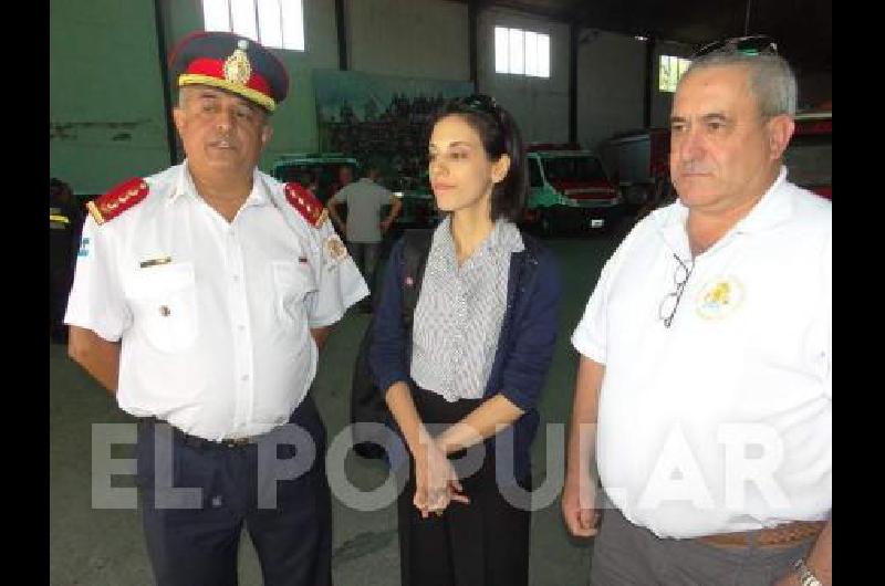 Enviados de la Embajada de JapÃ³n en la Argentina visitaron el Cuartel de los BV lamatritenses 