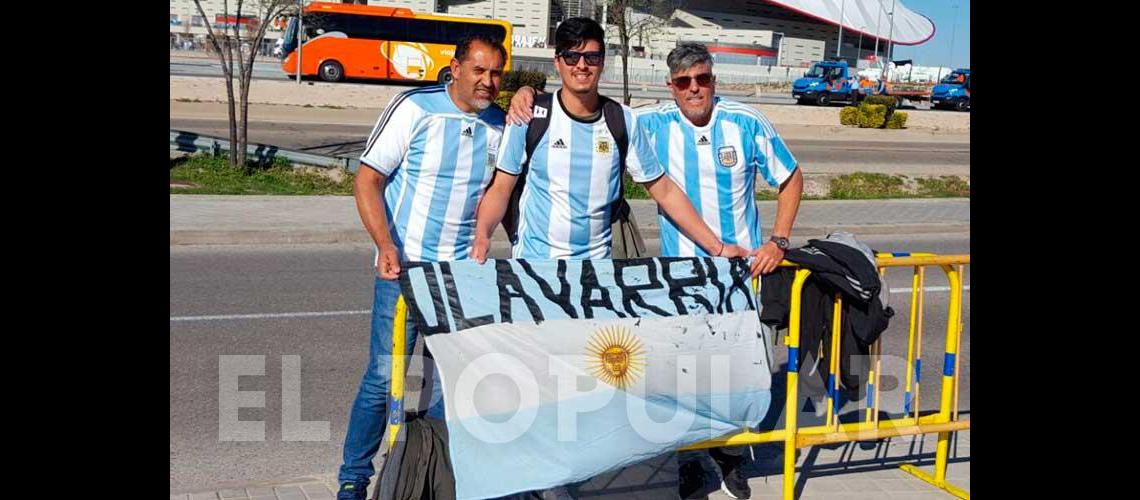 Olavarrienses haciendo fuerza en Madrid