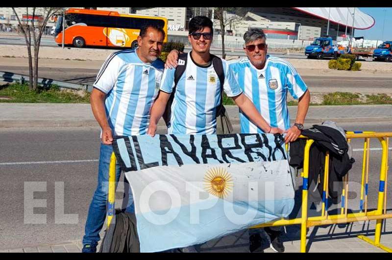 Olavarrienses haciendo fuerza en Madrid