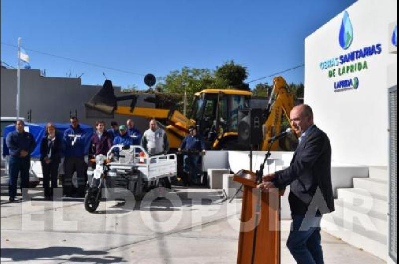 Obras Sanitarias  comenzÃ³ a funcionar en el tanque de Agua sito en Benito MartÃ­nez y Santamarina 