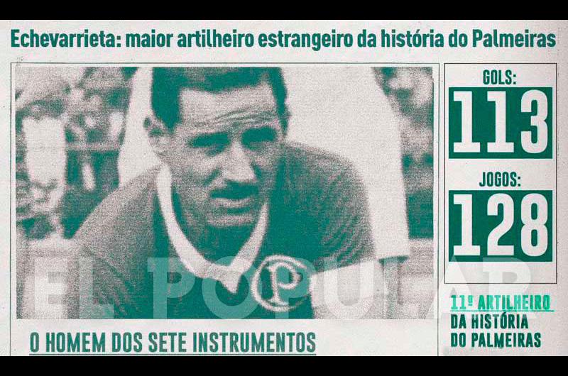 El mejor delantero en la historia <br>de Palmeiras jugoacute en Estudiantes