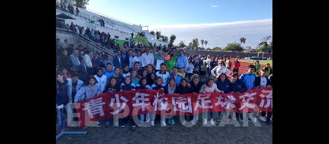 Las chicas se entrenaron para China