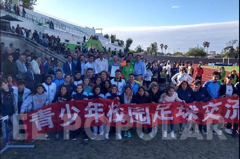 Las chicas se entrenaron para China