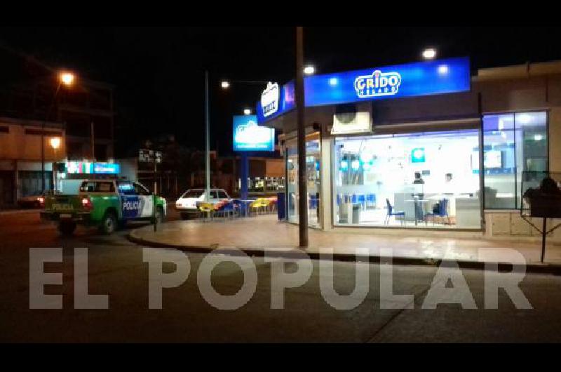 OcurriÃ³ en la sucursal de Grido sobre el cruce con Laprida 