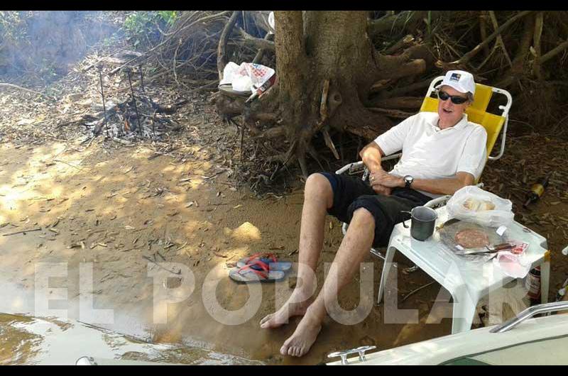 Finito en su tierra litoraleÃ±a al lado del rÃ­o Su otra pasiÃ³n junto con el bÃsquetbol Fotos- facebook Ernesto Gehrmann