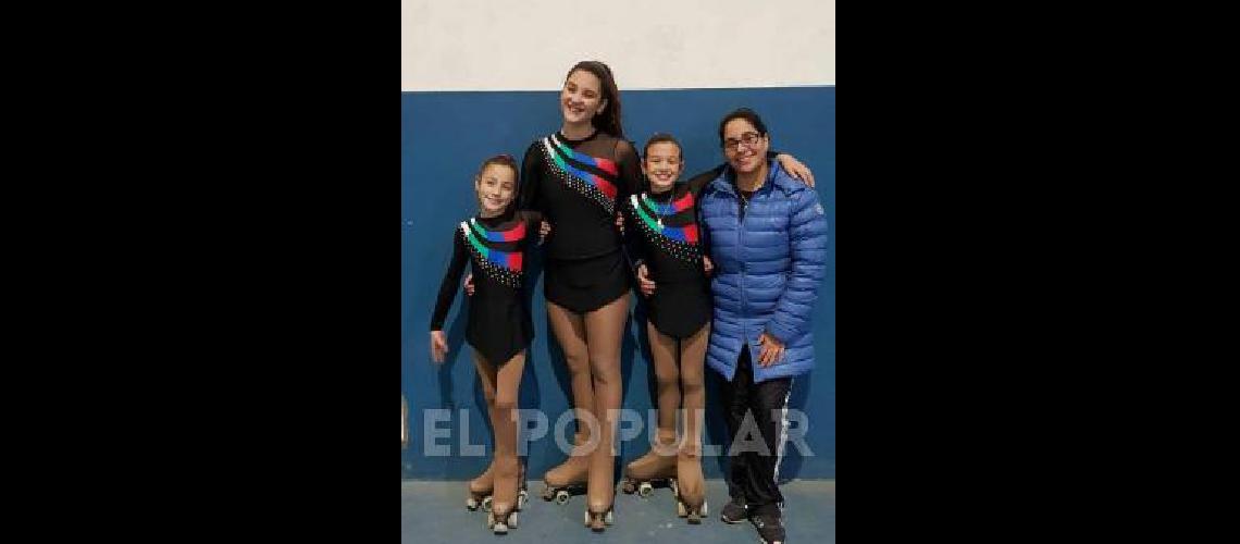 Las patinadoras de La Madrid tuvieron un excelente desempeÃ±o en el certamen provincial 