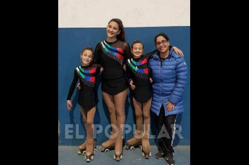 Las patinadoras de La Madrid tuvieron un excelente desempeÃ±o en el certamen provincial 