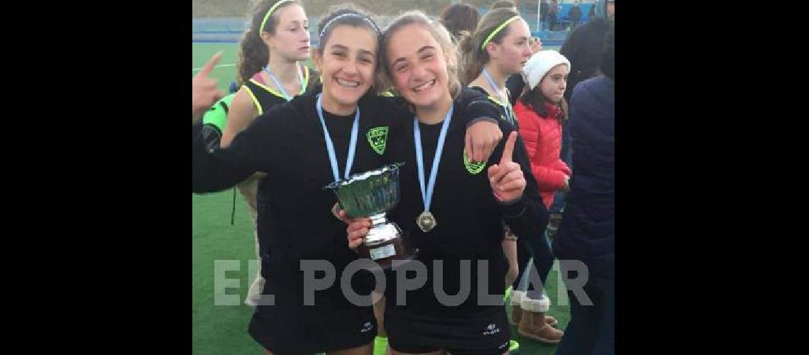 Las jugadoras albinegras tuvieron un buen torneo 