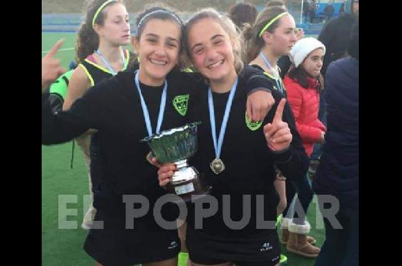 Las jugadoras albinegras tuvieron un buen torneo 