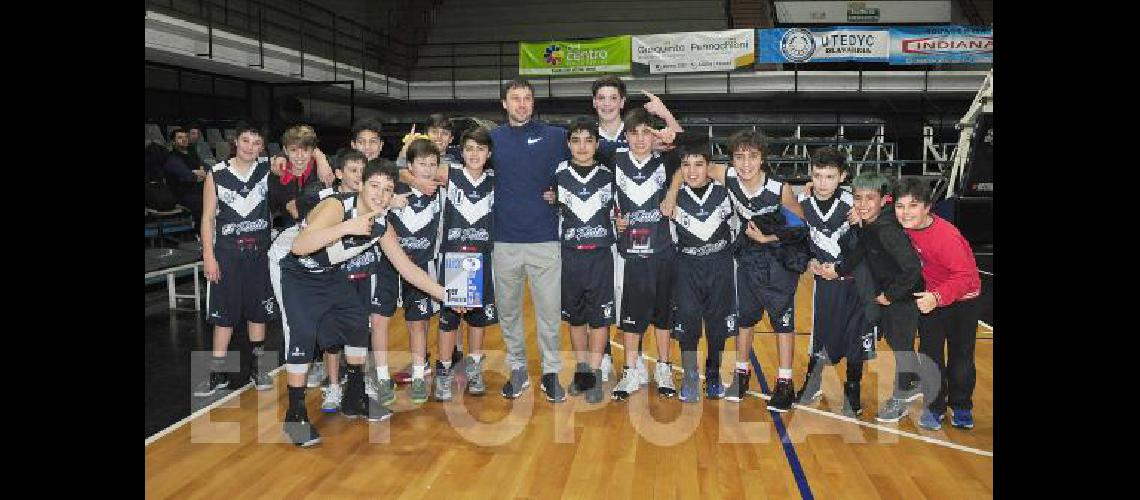 El FortÃ­n ganÃ³ ayer la Copa de Plata Sub 13 en el Maxigimnasio de Estudiantes 