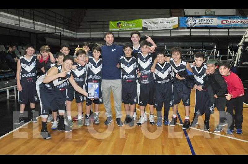 El FortÃ­n ganÃ³ ayer la Copa de Plata Sub 13 en el Maxigimnasio de Estudiantes 