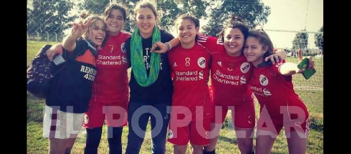 Las chicas del fÃºtbol femenino a Mar del Plata 