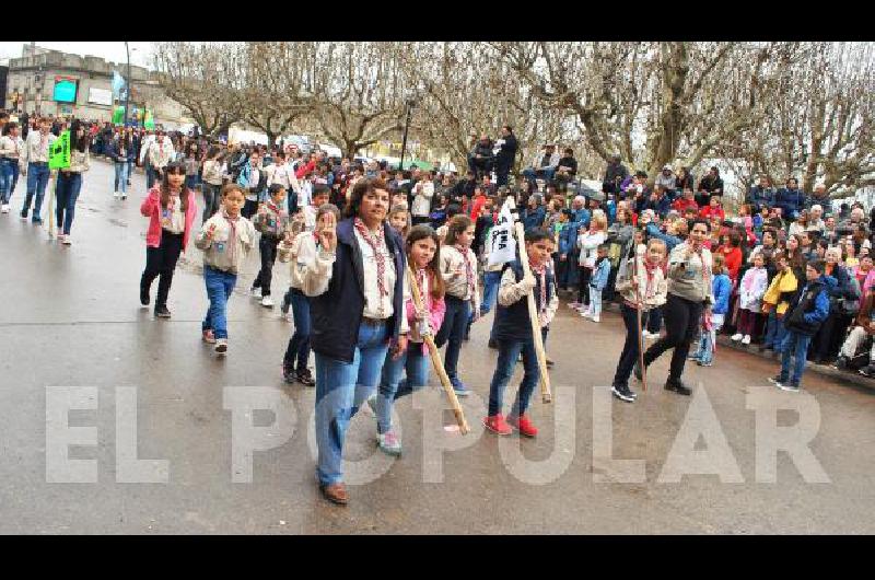 El Grupo Scout presente en el aÃ±o de su 45Âº aniversario 