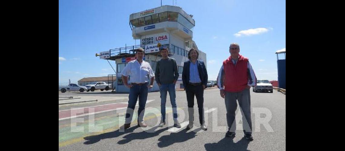 Los directivos Tolosa Traversa Salerno y Picaso recorrieron el Ãºltimo viernes el AutÃ³dromo Hermanos Emiliozzi para intensificar los Ãºltimos trabajos antes del TC 