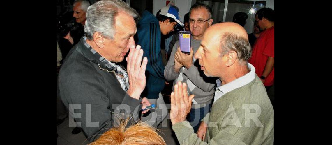 El Flaco dialogÃ³ con los operarios del Taller 