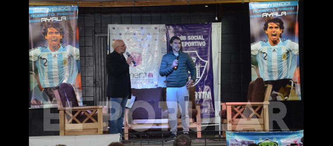 Daniel Lovano y Roberto Ayala Una charla que recorriÃ³ la carrera de un sÃ­mbolo del fÃºtbol 