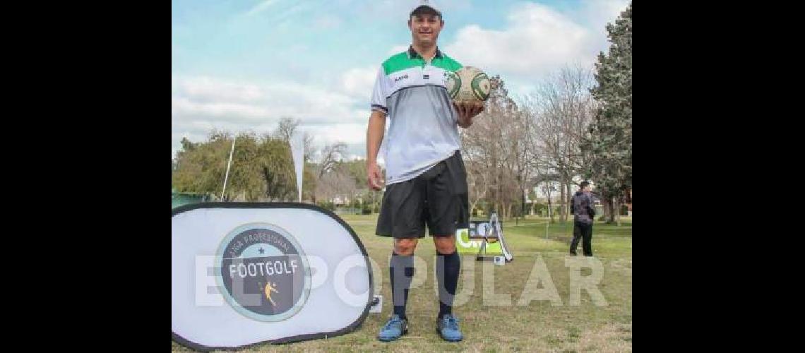 GastÃ³n Zurita hablÃ³ de su participaciÃ³n en la Liga Profesional de Footgolf 