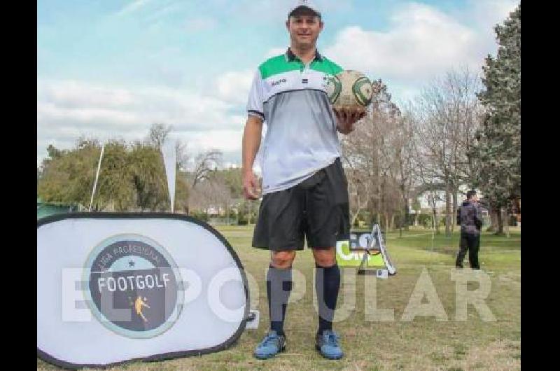 GastÃ³n Zurita hablÃ³ de su participaciÃ³n en la Liga Profesional de Footgolf 