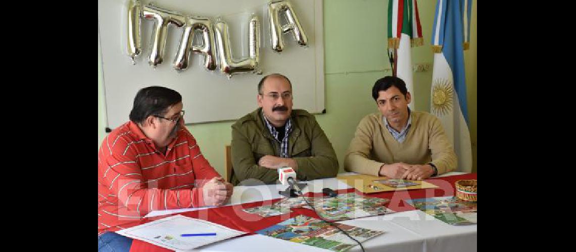 Federico DâAuruzio junto a Emilio Cantaron y Aldo Calleri 