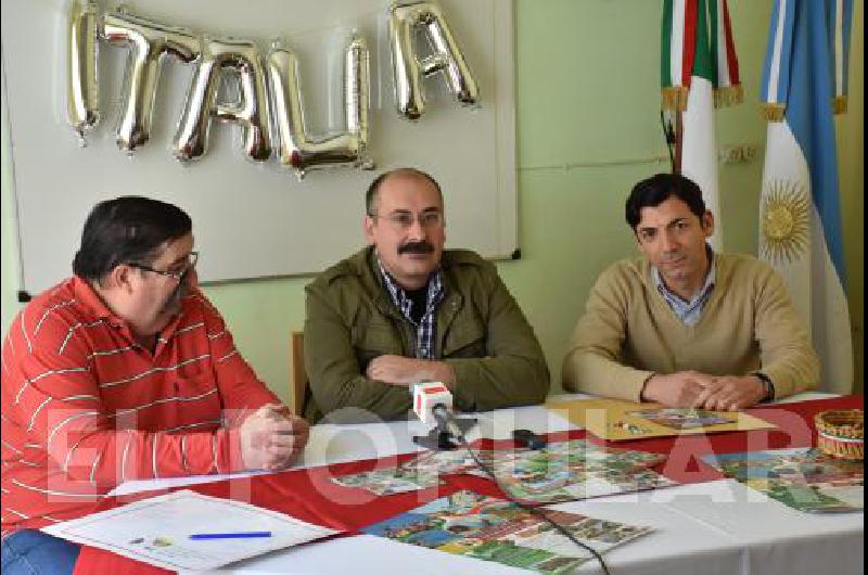 Federico DâAuruzio junto a Emilio Cantaron y Aldo Calleri 