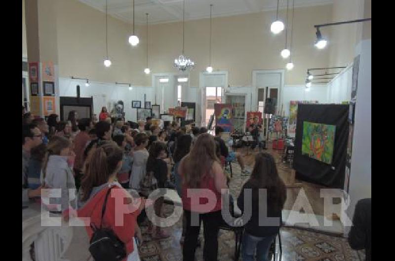 Como parte del 33er Festival de la CreaciÃ³n -que tendrÃ� este fin de semana la mayor cantidad de propuestas- se realizÃ³ el cierre de los Talleres del Complejo Cultural 