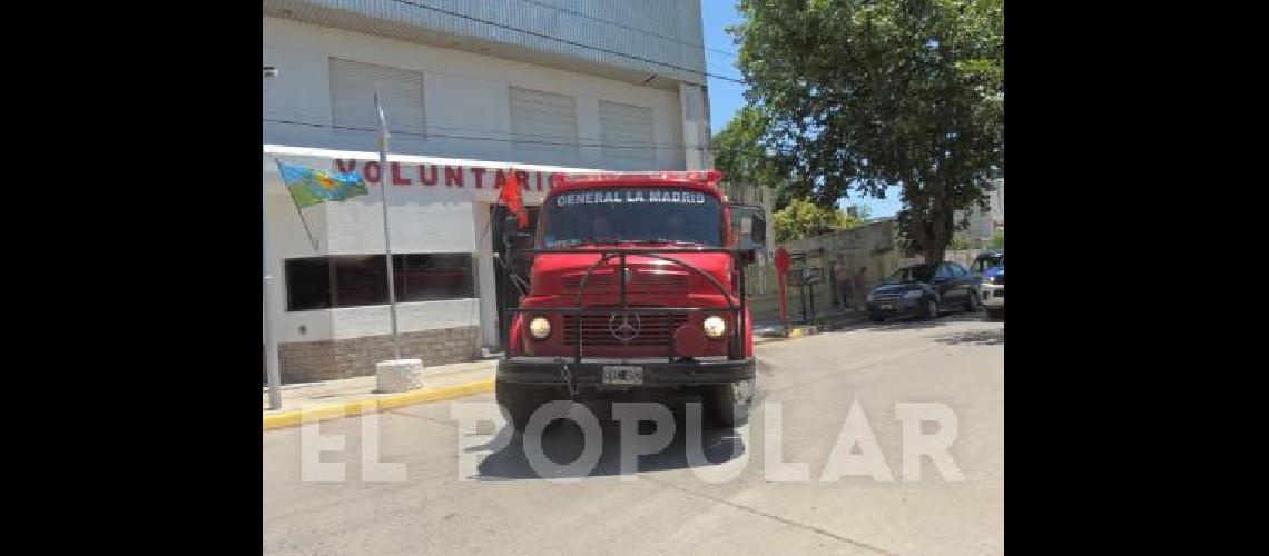 Los Bomberos Voluntarios de La Madrid solicitaron extremar las precauciones para evitar incendios ante las altas temperaturas las rÃ�fagas de viento y la falta de precipitaciones 