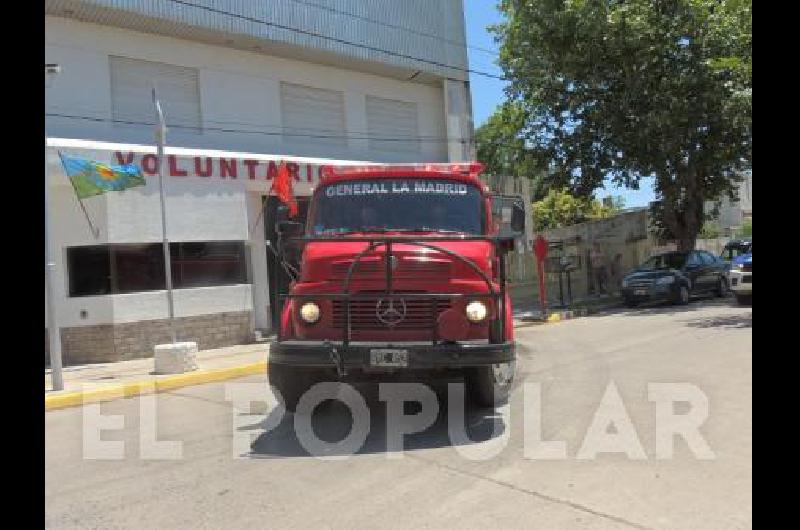 Los Bomberos Voluntarios de La Madrid solicitaron extremar las precauciones para evitar incendios ante las altas temperaturas las rÃ�fagas de viento y la falta de precipitaciones 