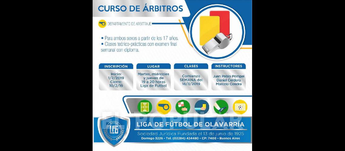 La LFO abre el curso de aacuterbitros